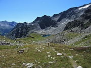 In fondo uno dei laghi di Sirwolte : il più bello.........